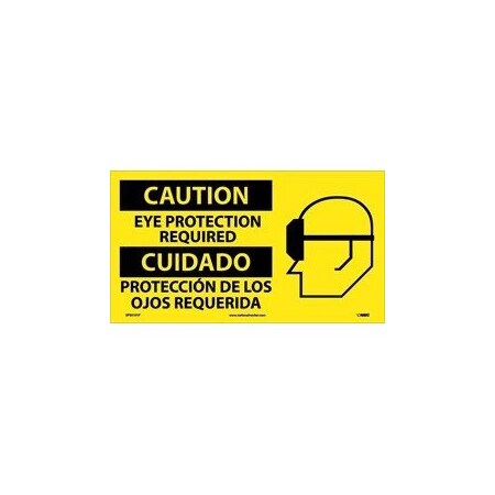 Nmc CAUTION, EYE PROTECTION REQUIRED, SA101P SA101P